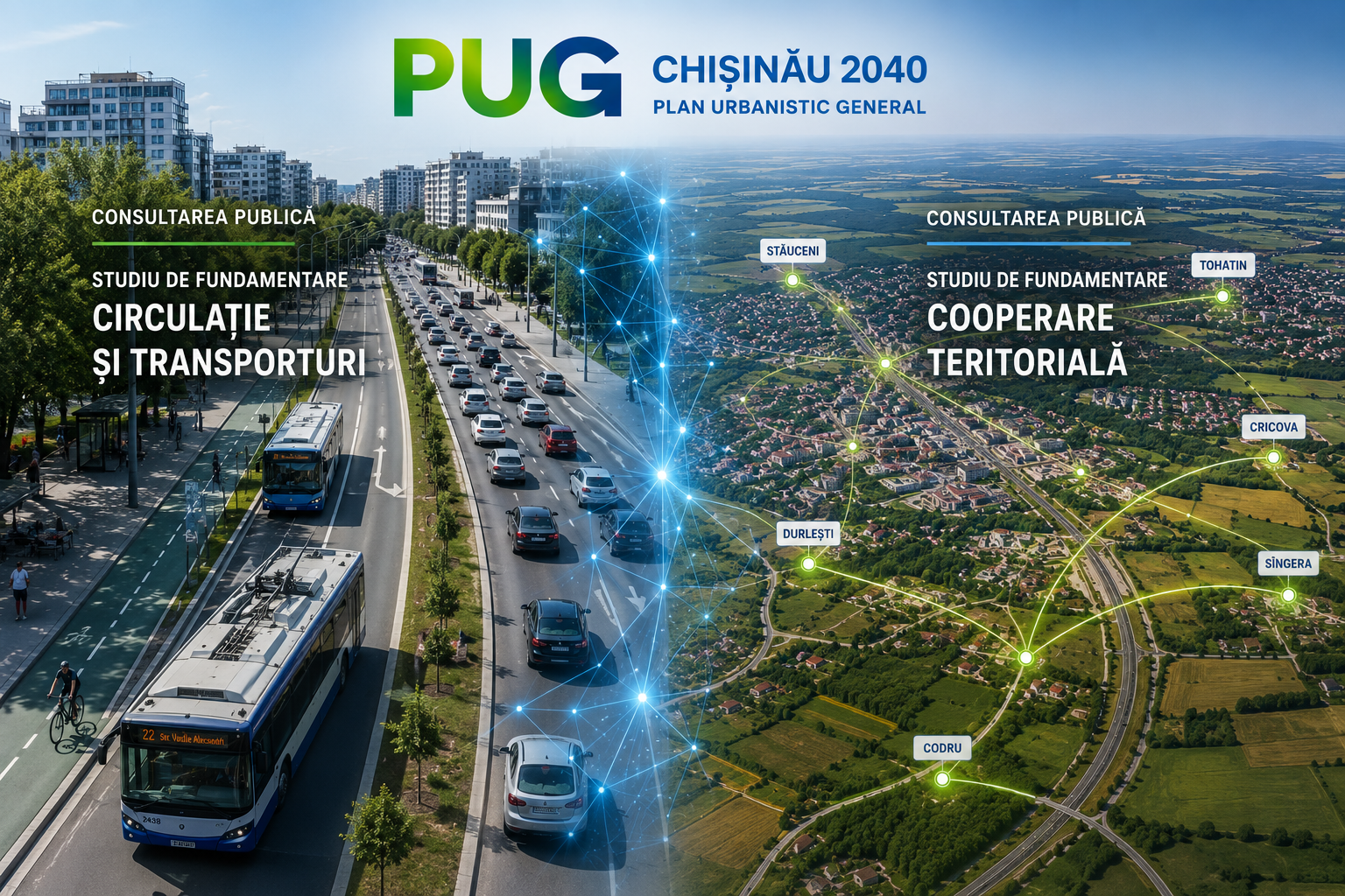 Public Consultation Has Been Launched for the First Background Studies of the Chișinău 2040 General Urban Plan